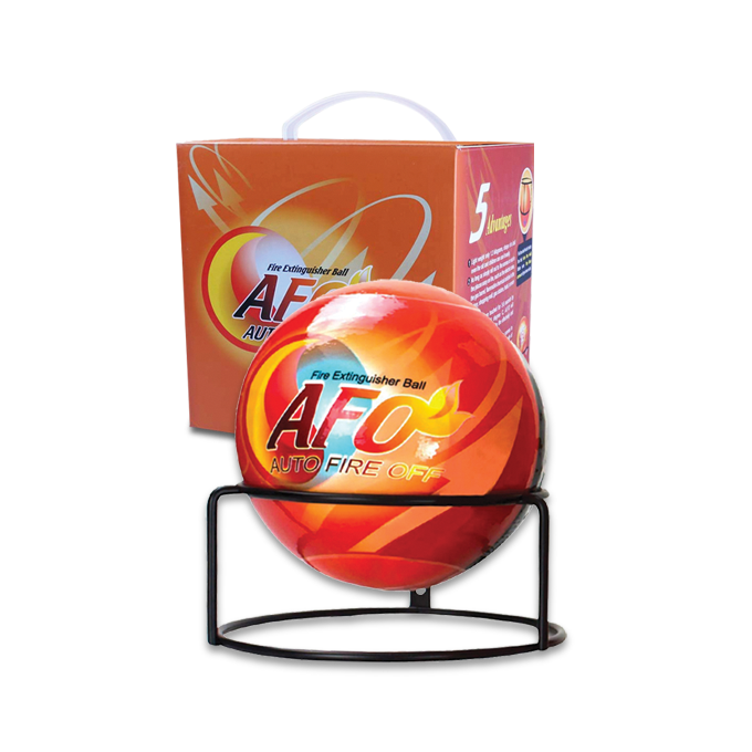 Boule Extincteur ABC 0.5kg - Protection Incendie Automatique - Pour Maison, Voiture, Bureau - 13x13x13cm